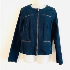 Ralph Lauren Jeans Co Dressy Dark Wash Denim Jean Jacket